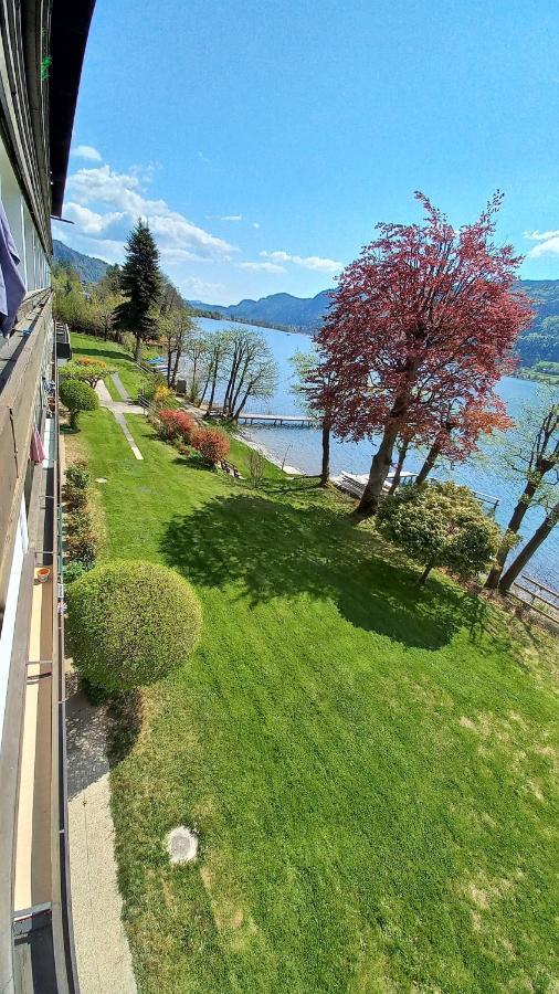 Seeblick Appartement ANNA, Haus Hänsel&Gretel direkt am Ossiachersee mit Hallenbad, Skiarena Gerlitzen Bodensdorf Exterior foto