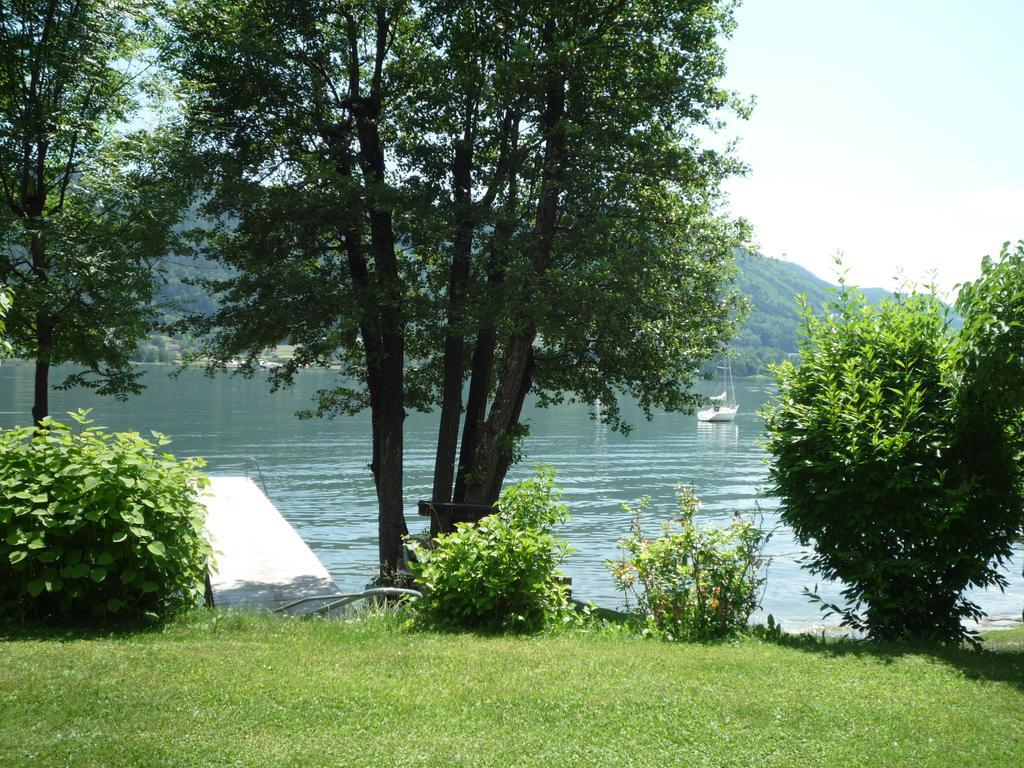 Seeblick Appartement ANNA, Haus Hänsel&Gretel direkt am Ossiachersee mit Hallenbad, Skiarena Gerlitzen Bodensdorf Exterior foto